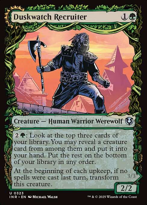 Duskwatch Recruiter // Krallenhorde Howler [Foil]