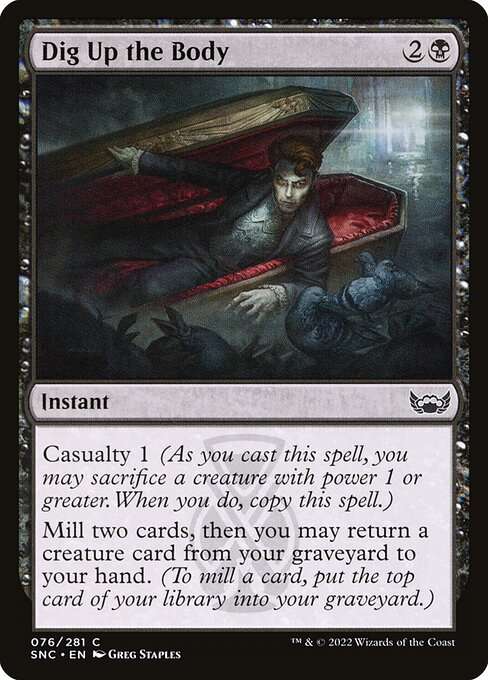 Dig Up the Body [Foil]