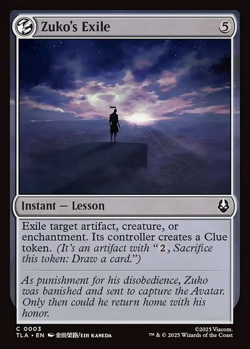Zuko's Exile [Foil]