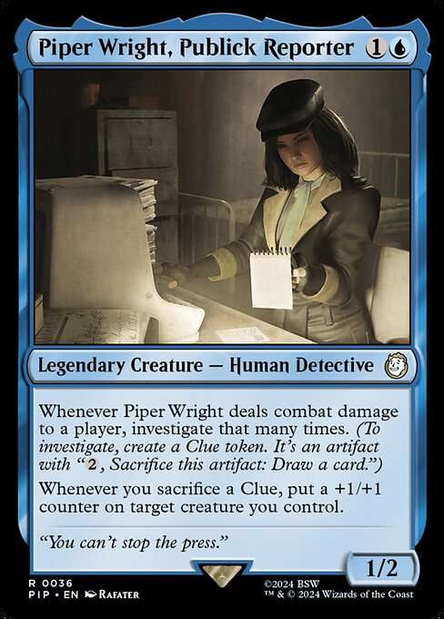 Piper Wright, Publick Reporter [Foil]