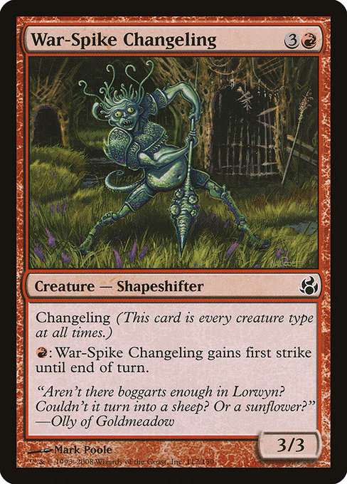 War-Spike Changeling [Foil]