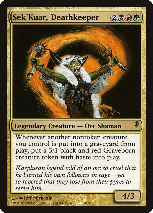 Sek'Kuar, Deathkeeper [Foil]