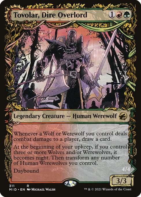 Tovolar, Dire Overlord // Tovolar, the Midnight Scourge [Foil]