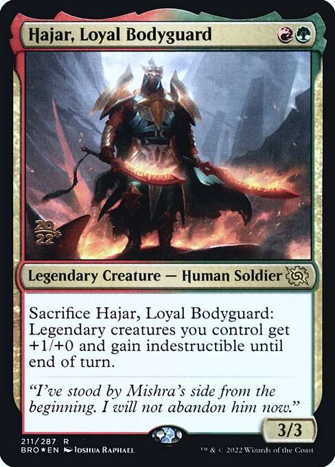 Hajar, Loyal Bodyguard [Foil]