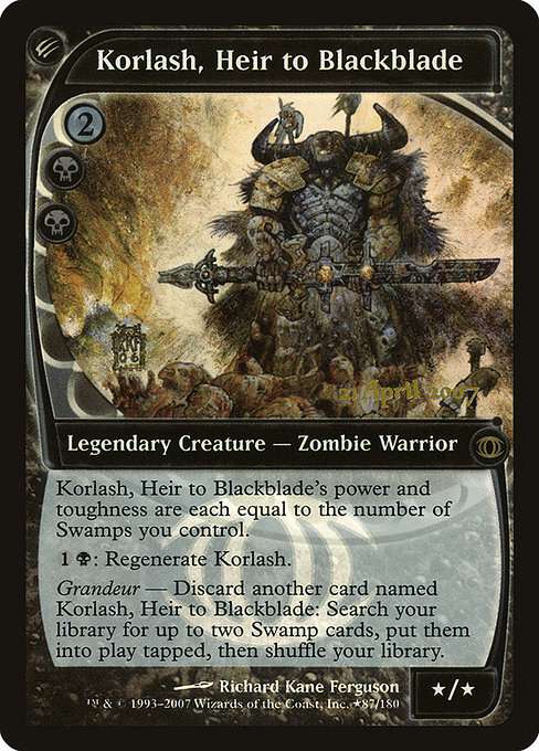 Korlash, Heir to Blackblade [Foil]