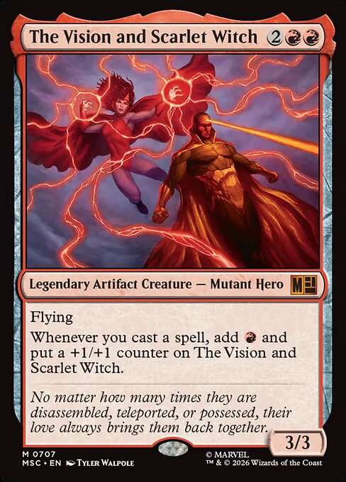 The Vision and Scarlet Witch [Foil]