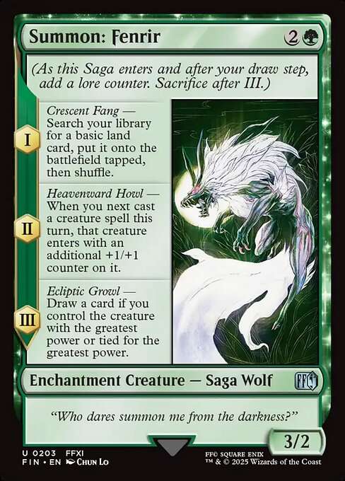 Summon: Fenrir