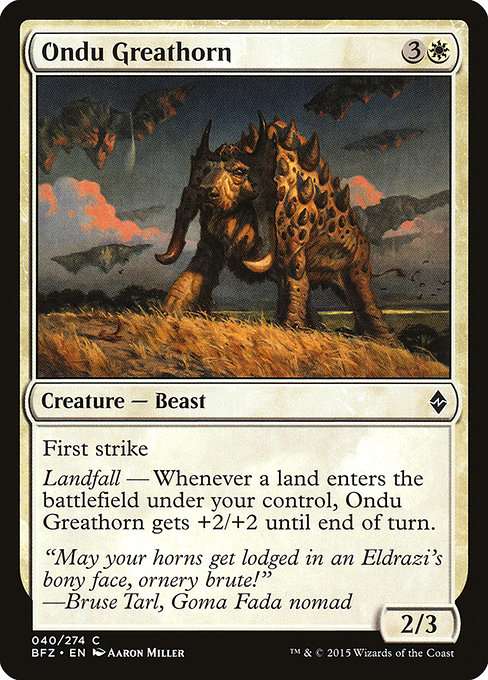 Ondu Greathorn [Foil]