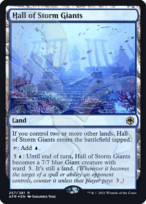 Hall of Storm Giants [Foil]