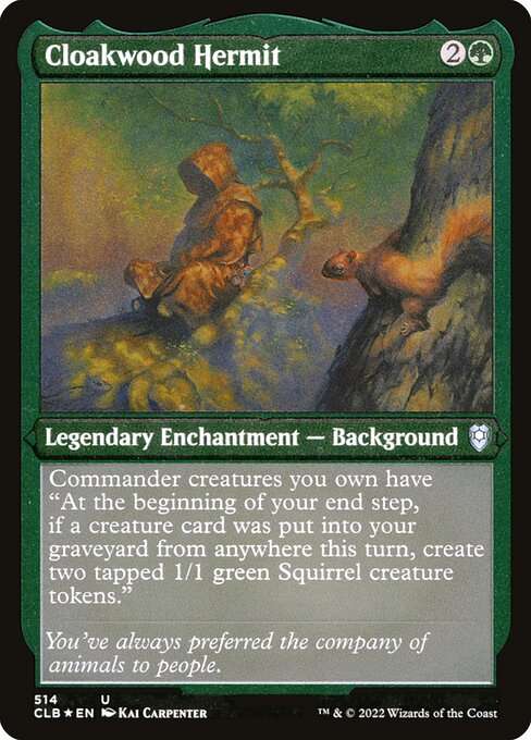 Cloakwood Hermit [Etched]