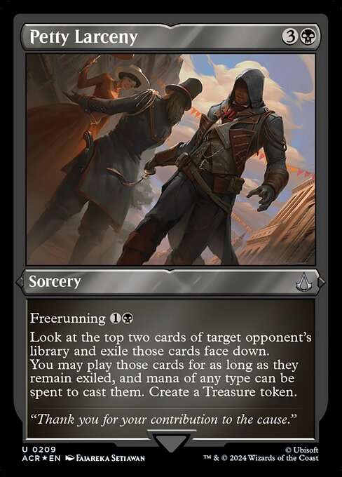 Petty Larceny [Etched]