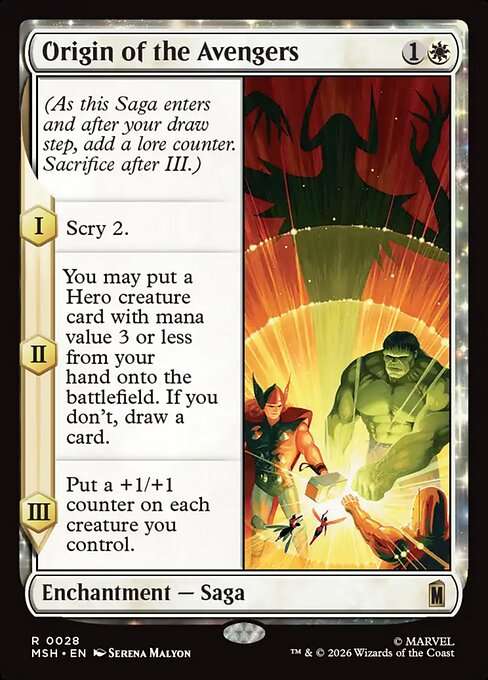 Origin of the Avengers [Foil]