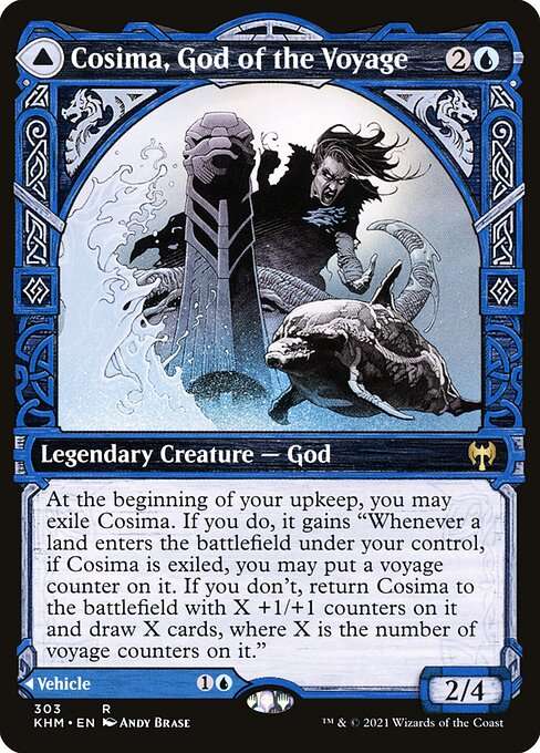 Cosima, God of the Voyage // The Omenkeel [Foil]