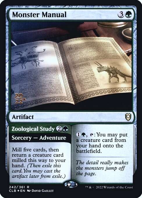 Monster Manual // Zoological Study [Foil]