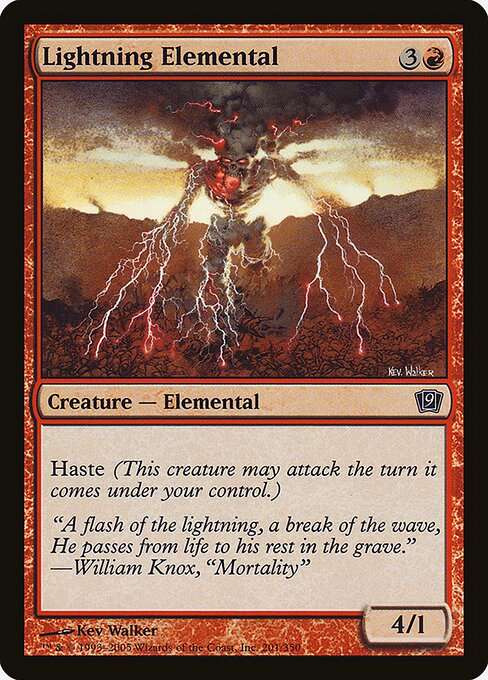 Lightning Elemental [Foil]