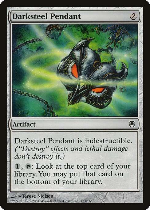 Darksteel Pendant [Foil]