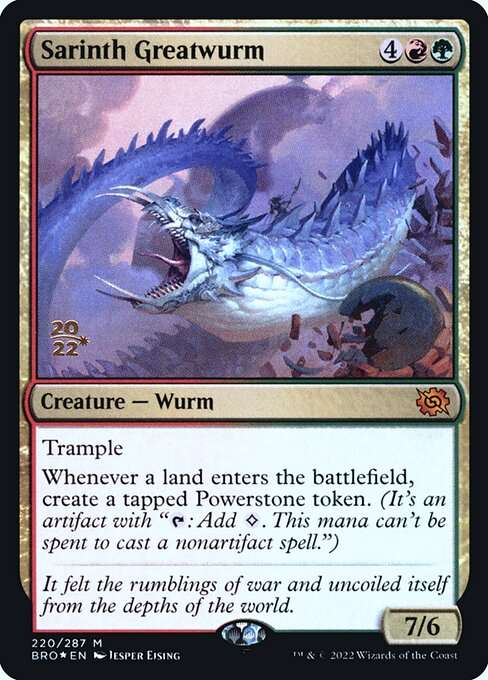 Sarinth Greatwurm [Foil]