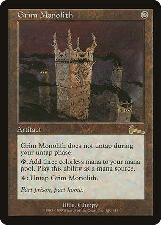 Grim Monolith [Foil] — Urza's Legacy