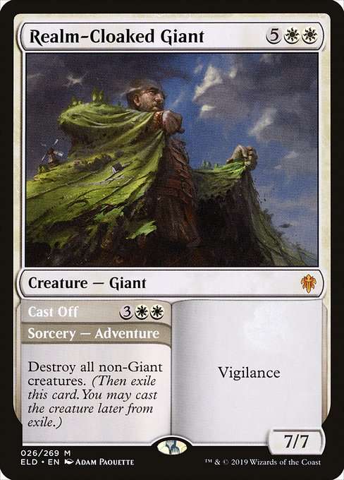 Realm-Cloaked Giant // Cast Off [Foil]