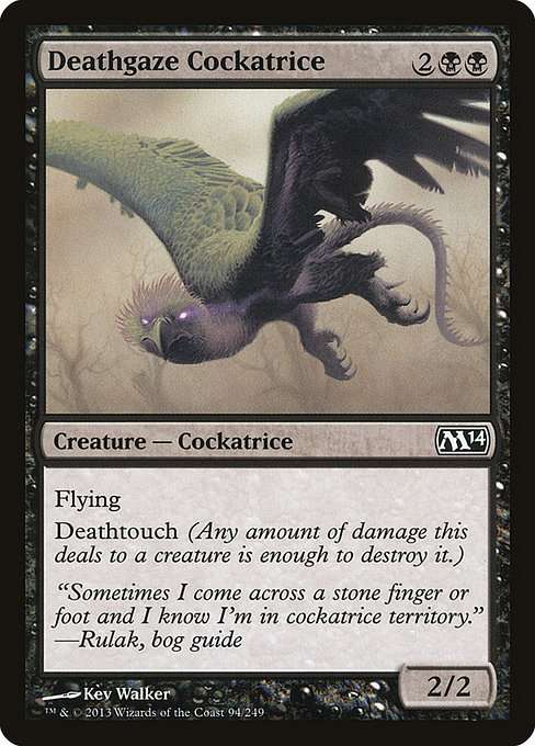Deathgaze Cockatrice [Foil]