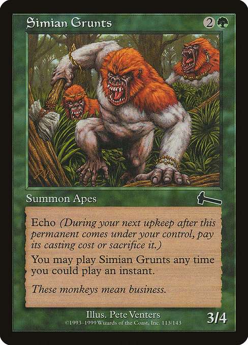 Simian Grunts [Foil]