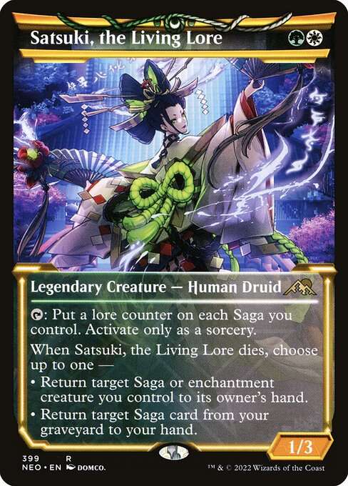 Satsuki, the Living Lore [Foil]