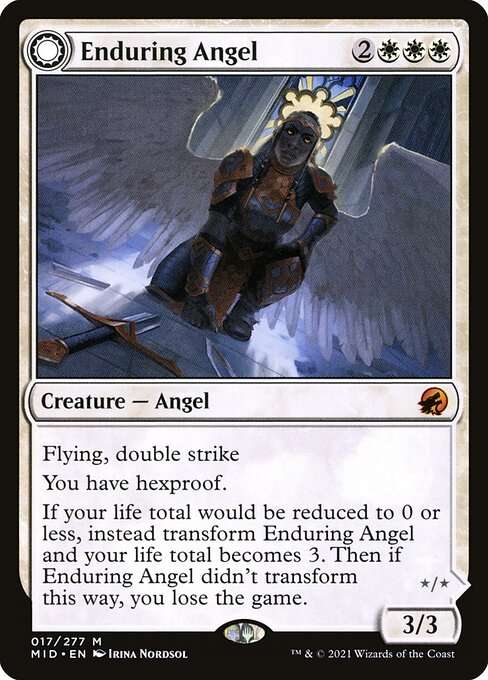 Enduring Angel // Angelic Enforcer [Foil]