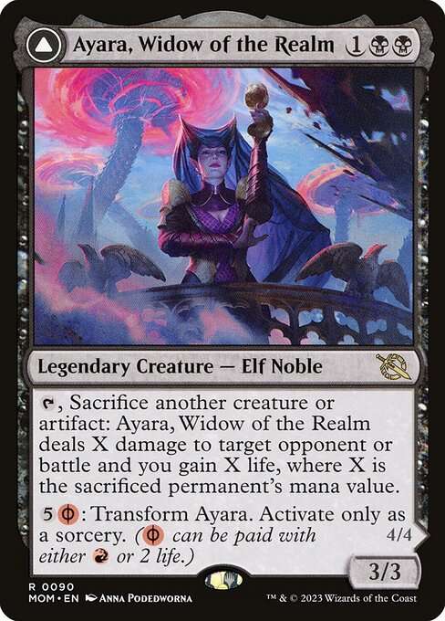 Ayara, Widow of the Realm // Ayara, Furnace Queen [Foil]