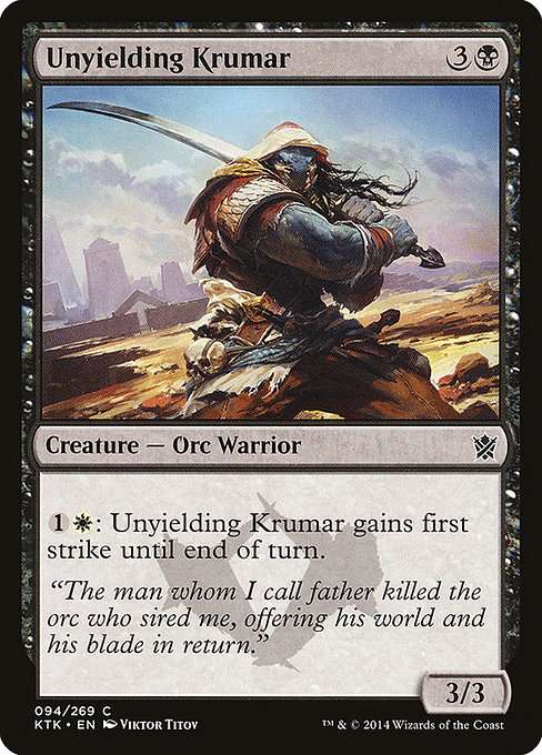 Unyielding Krumar [Foil]
