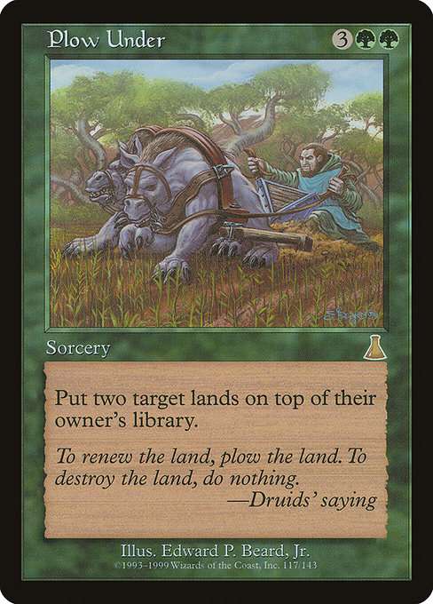 Plow Under [Foil]