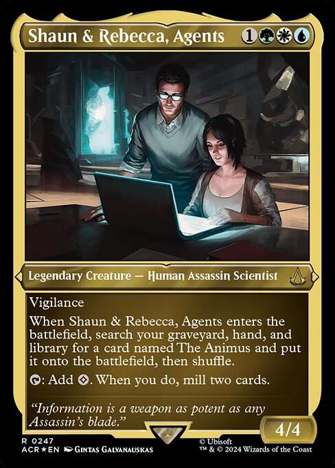 Shaun & Rebecca, Agents [Etched]
