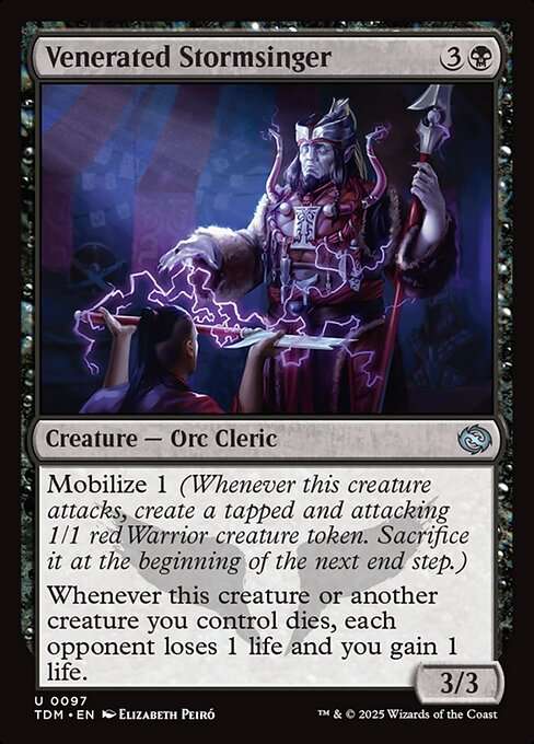 Venerated Stormsinger [Foil]