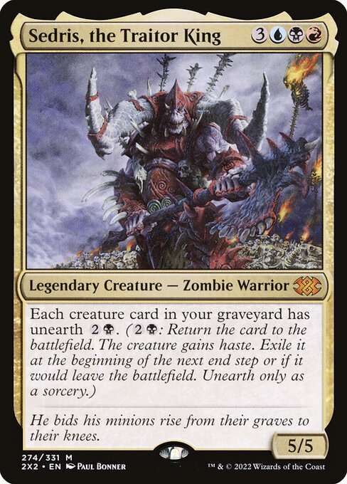 Sedris, the Traitor King [Foil]