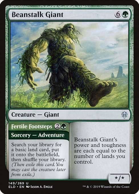 Beanstalk Giant // Fertile Footsteps [Foil]