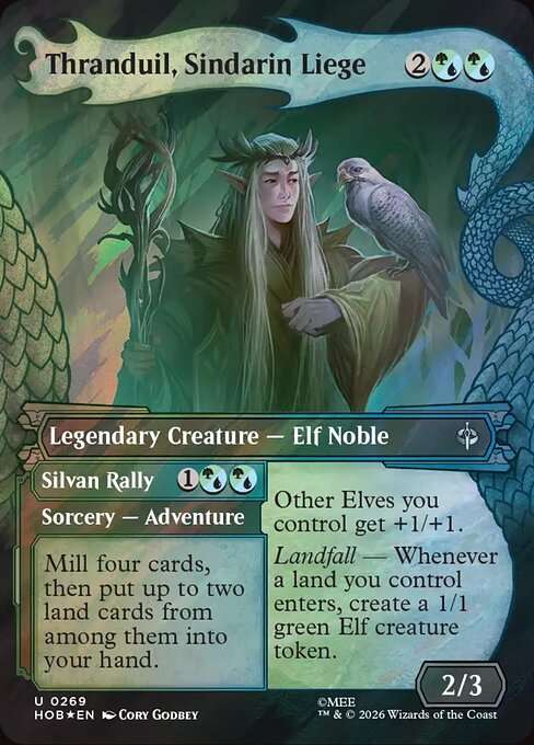 Thranduil, Sindarin Liege // Silvan Rally [Foil]