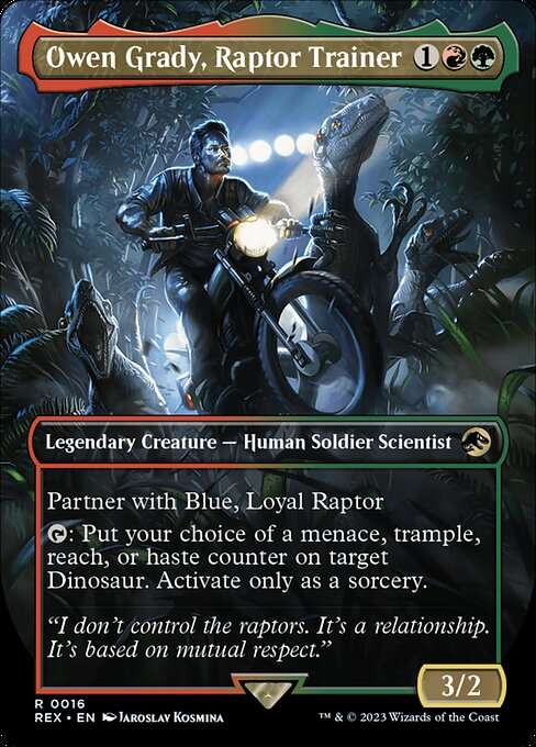 Owen Grady, Raptor Trainer [Foil]