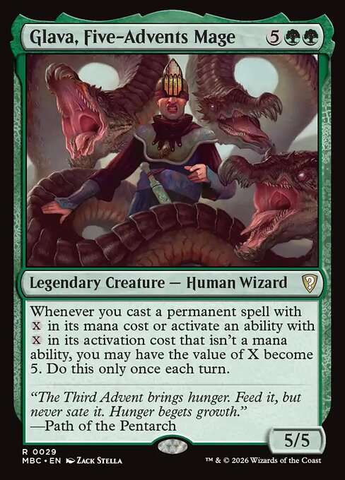 Glava, Five-Advents Mage [Foil]