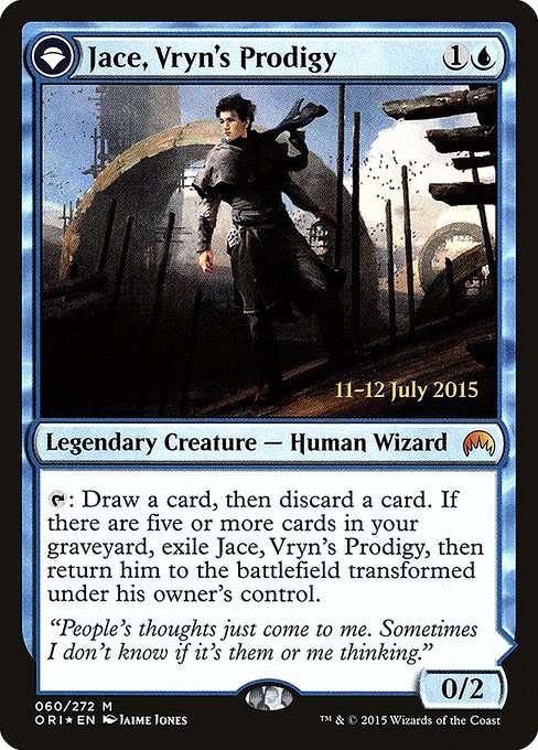 Jace, Vryn's Prodigy // Jace, Telepath Unbound [Foil]