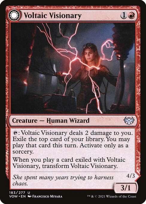 Voltaic Visionary // Volt-Charged Berserker [Foil]