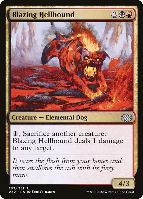 Blazing Hellhound [Foil]