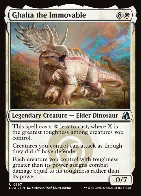 Ghalta the Immovable [Foil]
