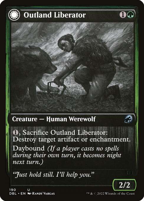 Outland Liberator // Frenzied Trapbreaker [Foil]