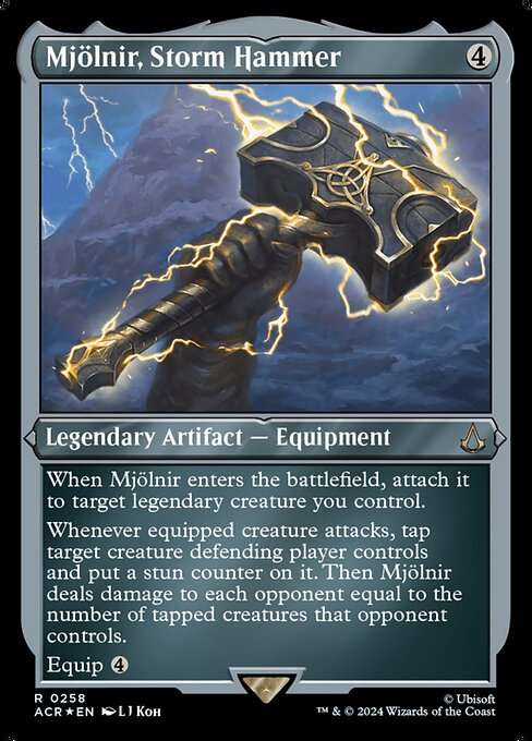 Mjölnir, Storm Hammer [Etched]
