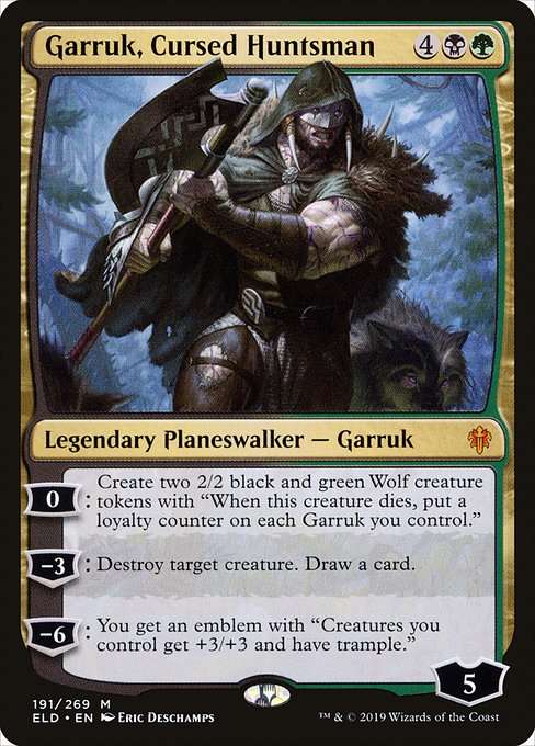 Garruk, Cursed Huntsman [Foil]