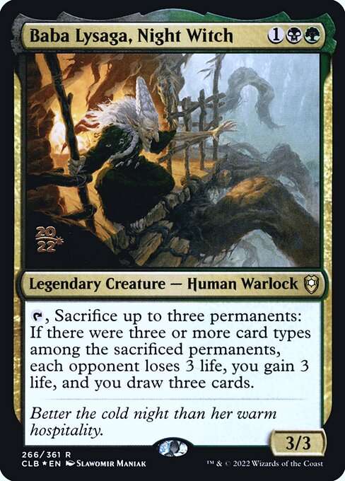 Baba Lysaga, Night Witch [Foil]