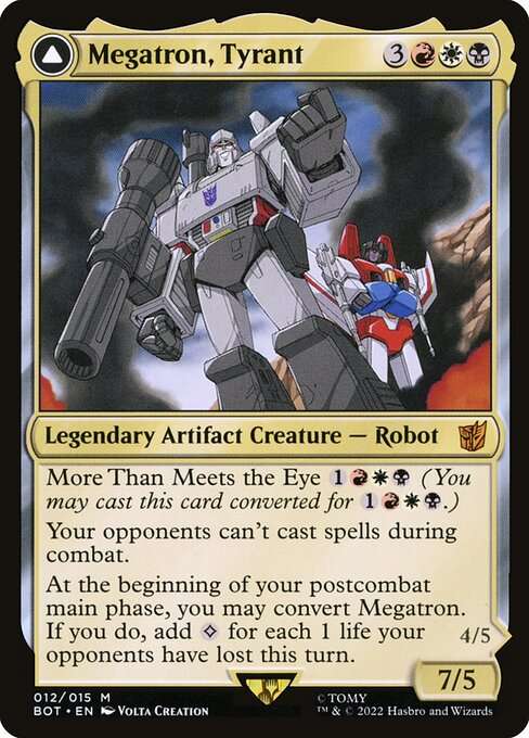 Megatron, Tyrant // Megatron, Destructive Force [Foil]
