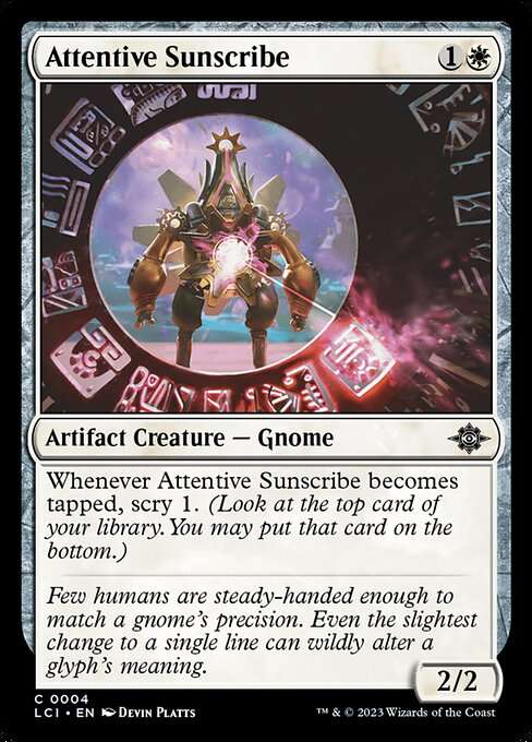 Attentive Sunscribe [Foil]