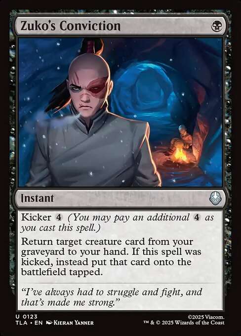 Zuko's Conviction [Foil]