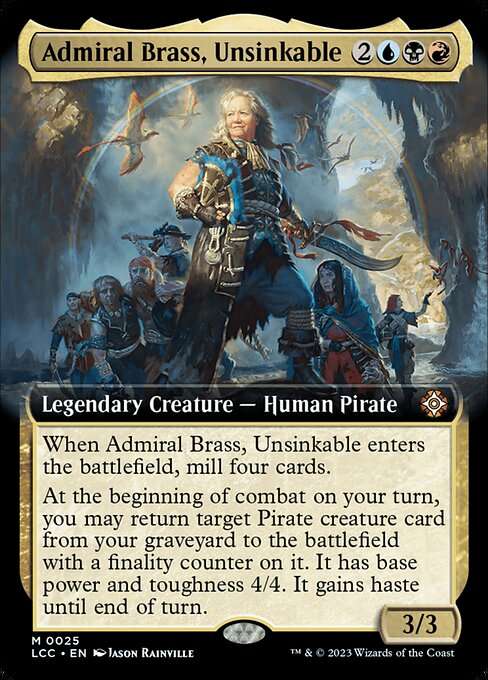 Admiral Brass, Unsinkable [Foil]