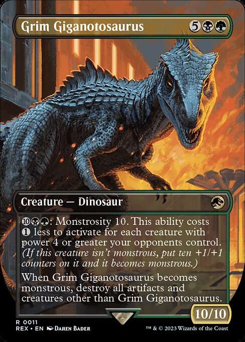 Grim Giganotosaurus [Foil]